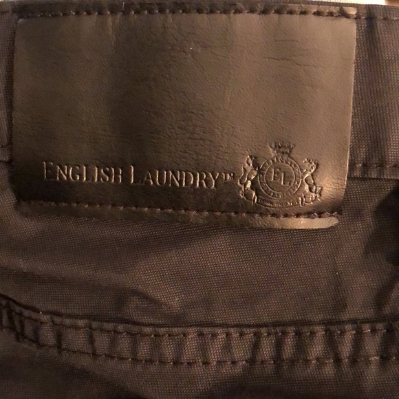 English Laundry Black Stretch Comfort Classic 5 Pocket Chino Pants Size 38W 34L - Picture 10 of 10